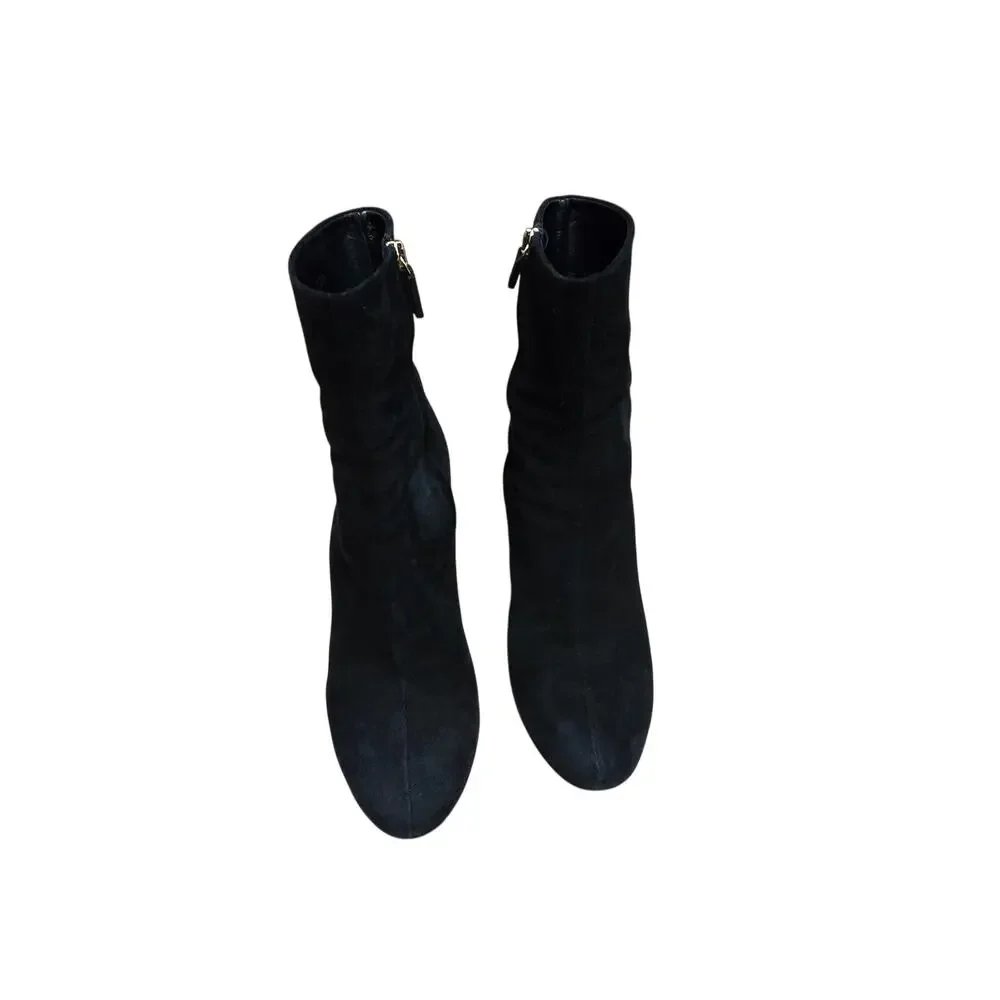 Gucci Melville Black Suede‎ Spike Nero Kid Scamosciato Boots IT 38.5 US 8.5